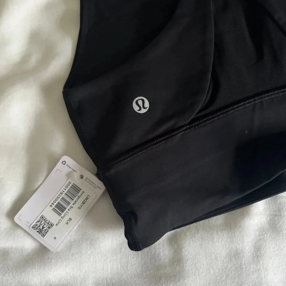 136 🆕🖤 Lululemon Invigorate Bra Long Line Black